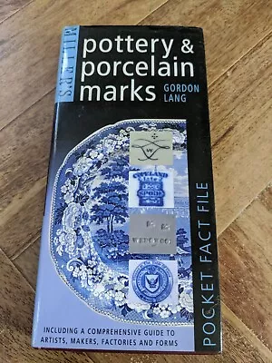 Buy MILLER'S POTTERY & PORCELAIN MARKS Gordon Lang Hardcover Perfect Condition  • 4.53£