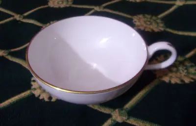 Buy VINTAGE CAULDON Bone China Tea Cup White With Gold Trim Made In England • 9.60£
