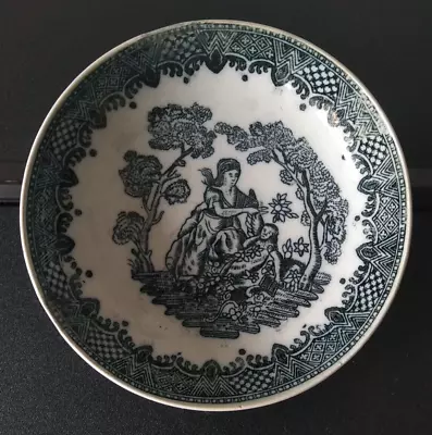Buy Antique Blue & White Delft Style Dish: Venus Clipping Cupid’s Wings - 13 Cm • 40£