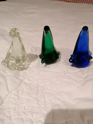 Buy Three Small Glass Penguins • 4£