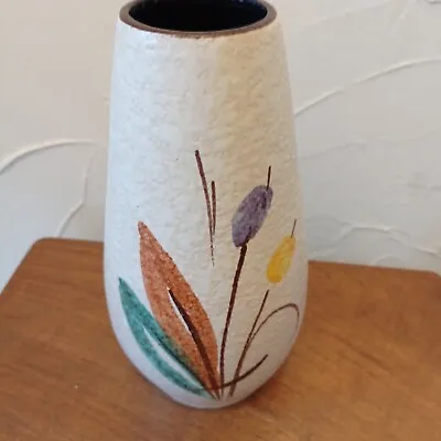 Buy West German Retro Sheurich Pottery White Floral Vase 529 25 • 9.99£