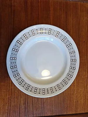 Buy Grindley And Co Ltd Tonga Pattern MC Geometric Mud Century Plate Dinner 10  • 12.50£