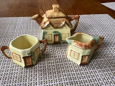 Buy Vintage Keele Street Pottery Cottage Ware Mini Or Child’s Tea Set • 12.27£