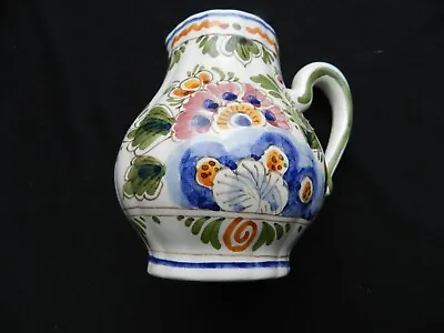 Buy Dp Delft Small Hand Painted Polychrome Jug - 11cm • 8.99£