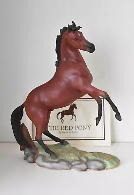 Buy Brown Horse Ornament/Figure The Red Pony Franklin Mint Pamela Du Boulay (P) • 50£
