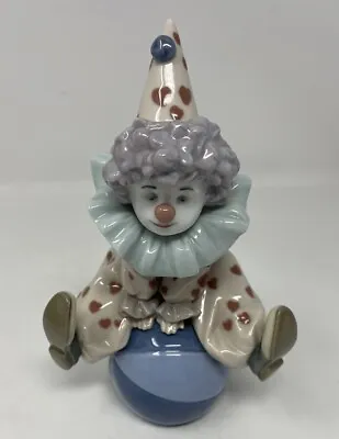 Buy Lladro Spain Porcelain CIRCUS CLOWN HAVING A BALL Figurine 5813 • 25£