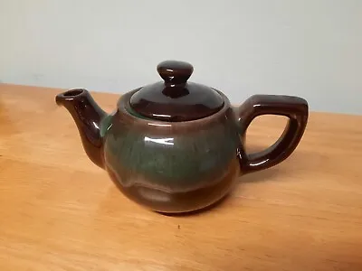 Buy Royal Canadian Art Pottery Drip Glaze Teapot, Brown, Green,blue • 4.99£
