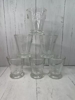 Buy 6 La Rochere Paris Musees Bee Clear Footed Tumbler Drinking Glasses 4” France • 46.22£