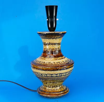 Buy Italian Art Pottery LAMP Mid Century Modern Design Nuovo Rinascimento Or Bitossi • 65£
