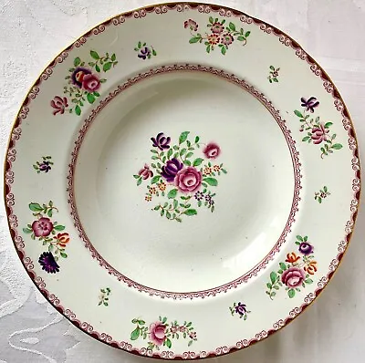 Buy Antique Booths Silicon China Rimmed Soup Bowl, 8630, Gilman Collamore • 18.85£