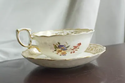 Buy Antique Hammersley Dresden Spray Cup Saucer Plate Early 1900s Bone China • 30£