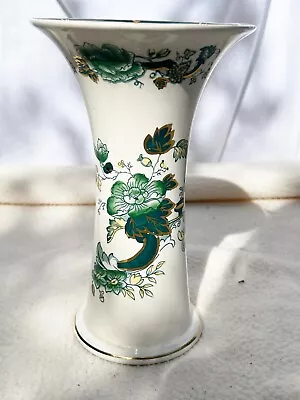 Buy Vintage Masons Ironstone China Chartreuse Pattern Vase • 24.99£