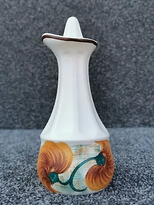 Buy E Radford Vintage Vinegar Pot / Oil Bottle Pottery Hand Painted Made In England • 15.85£