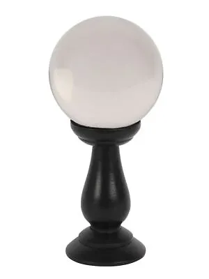 Buy Ornament Small Clear Crystal Ball On Stand 9x18cm • 22.99£