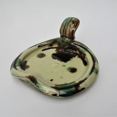 Buy Takeshi Yasuda, Oxidised Stoneware Studio Pottery Pouring Dish, Sansai, 1993 • 440£