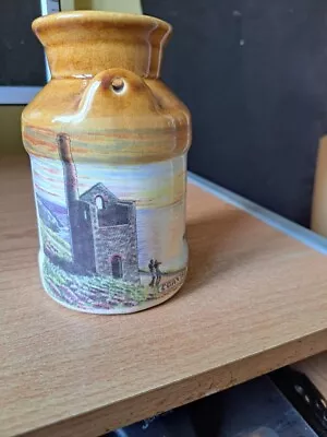 Buy Presingoll Pottery Churn Shaped Jar - Cornish Tin Mines Decoration • 4.99£