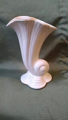 Buy Royal Winton Ceramic Shell Horn Vase 17 X12cm • 9.99£