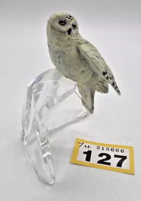 Buy Franklin Mint Alaskan Wildlife Snowy Owl Figurine Sculpture  TFM X1 LOT YAE127 • 15£