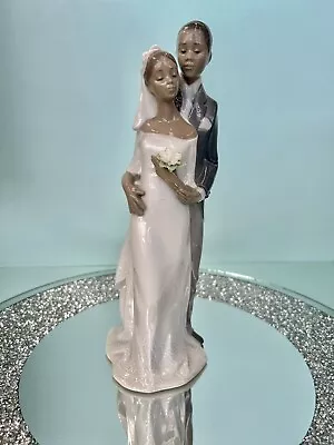 Buy Lladro Forever Yours #01008332 New In Box, 9in Wedding Couple • 316£