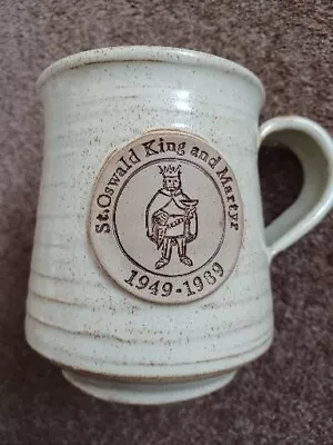 Buy MUSHROOM POTTERY Sutton Hull Mug St Oswald King And Martyr 1949-1989 • 8.99£