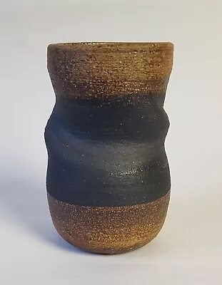 Buy Vintage 1970's Studio Pottery Stoneware Vase CME Mark Mid Century Modern • 37.50£