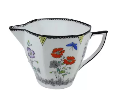 Buy Art Deco Foley Bone China Field Poppy Milk-Cream Jug Vintage Tea Ware • 12£