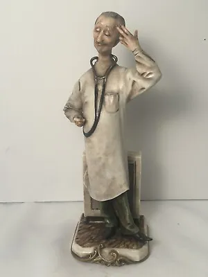 Buy Limited Edition Signed Capodimonte Porcelain MD Doctor Figurine • 91.60£