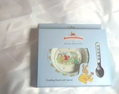 Buy Royal Doulton Bunnykins Feeding Bowl And Spoon • 7.99£