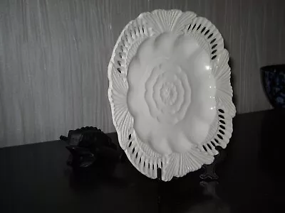 Buy Royal Creamware - Yorkshire White Rose Plate - Pierced Rim • 12£
