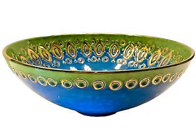 Buy 1960s Bitossi Italian Pottery By Aldo Londi For Rosenthal Netter 11  Center Bowl • 232.73£