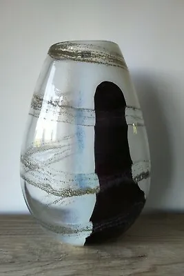 Buy SVAJA Scandinavian Large Art Glass Vase SIGNED • 125£