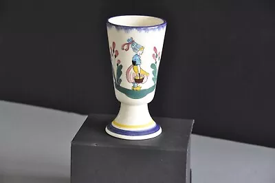Buy Handpainted Dutch Pottery Vase/goblet • 4.50£
