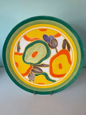 Buy Wedgwood Clarice Cliff A Zest For Colour Plate Green Chintz • 12£