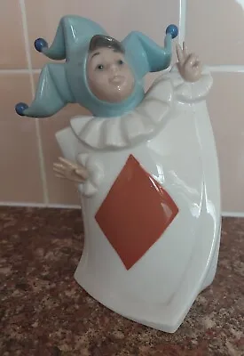 Buy Nao By Lladro Daisa Ace Of Diamonds Playing Card - Jester 1279 Excellent Cond. • 59£