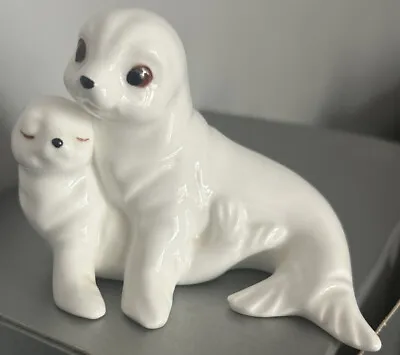 Buy Royal Osborne Bone China Seal & Pup Figurine TMR 5598 Unboxed • 3.99£