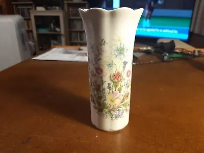 Buy Aynsley Wild Tudor Fine Bone China Small Vase Fluted Top • 5£
