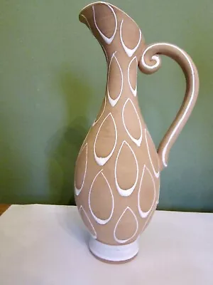 Buy Vintage Larholm Norway Art Pottery Pitcher Vase 151:  9 Inches  Tall • 29.99£