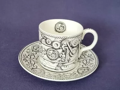 Buy Rare Royal Crown Derby Bone China, Steampunk : Am Coffee Can & Saucer  • 24.30£