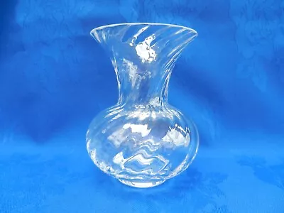 Buy Vintage Dartington Glass Etruscan Ripple Vase • 15.99£