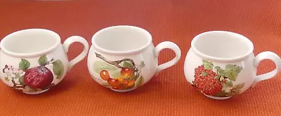 Buy 3 Portmeirion Pomona Mugs/Cups  (1 A/F) • 20£