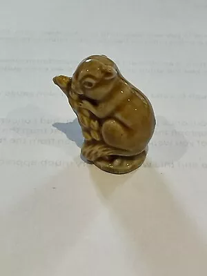Buy Vintage Wade Whimsie Dormouse On Wheat Ornament • 1.99£