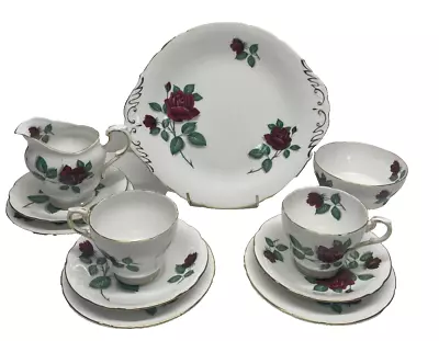Buy Paragon By Appointment  Rose  Cups, Saucers, Small Plates, Milk Jug, Sugar Bowl • 21.99£