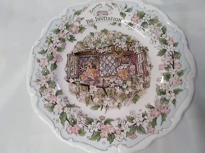 Buy Brambly Hedge Plate By Royal Doulton - The Invitation • 14.50£