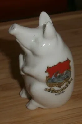Buy Crested China Foley China No60 Sussex Pig Newhaven Sussex Matching • 14.99£