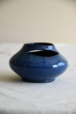 Buy Vinatge Bolingey Pottery Vase Blue Glazed Cornish Pottery • 30£