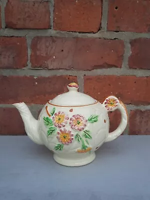 Buy Vintage Arthur Wood Pottery Hand Painted Art Deco Design Tea Pot • 18£