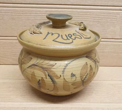 Buy Vintage Gwili Welsh Pottery Muesli Storage Pot - Jar - Mouse • 20£
