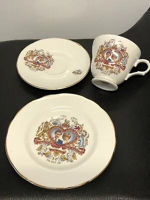 Buy Fine Bone China Cups And Saucers English Royalty Brand New Vintage • 7.99£