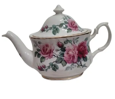 Buy Roy Kirkham English Rose Fine Bone China Teapot & Lid Made In England Vintage  • 47.95£