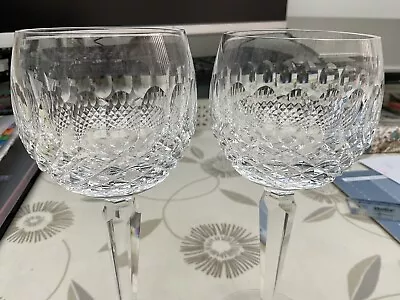 Buy Waterford Crystal  COLLEEN  Hock Wine Glass - 18.2cms (7 3/8 ) Tall  X 2 • 45£